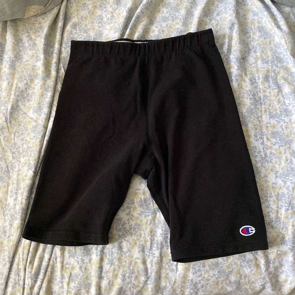 black bike shorts